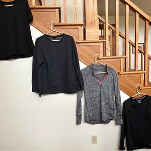 Bundle warm Women’s Tops Tangerine 3/4 zip pullover 32 degrees heat sweatshirt